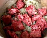 牛丼の卵黄のせ作り方2写真