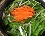 ちぎり豆腐と和風薬味の夏サラダ作り方1写真