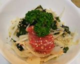 簡単♪新玉ねぎとマグロの胡麻ドレ合え☆作り方4写真