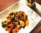 簡単☆鶏モモとネギの塩ダレドレッシング作り方3写真