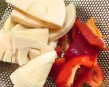 シンプル美味 色々野菜のペペロンチーノ作り方3写真