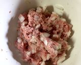 新玉ねぎでオニオンリングハンバーグ作り方4写真