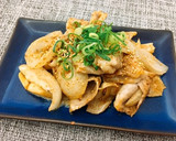 金のごまだれだけ！豚と野菜の炒めもの作り方7写真