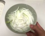 わさび菜のマヨポンサラダ作り方1写真