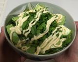 わさび菜のマヨポンサラダ作り方8写真
