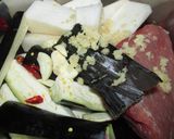 豚もも肉と野菜の煮物☆叉焼(^^♪作り方2写真