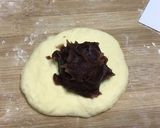 捏ねなし✿桜形のこしあんぱん✿作り方4写真