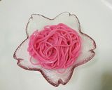 梅酢で可愛いピンクの素麺作り方3写真