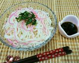 梅酢で可愛いピンクの素麺作り方4写真