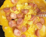 らっきょうの塩漬けを使った卵焼き作り方4写真