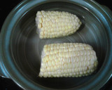 土鍋でとうもろこしの蒸し茹で作り方1写真