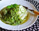 胡瓜のすりおろしとメカブの爽やか素麺作り方5写真