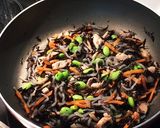 ひじきの炒め煮〜巾着包み〜作り方2写真