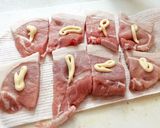 キューピーマヨネーズで下味〜豚肉竜田揚げ作り方1写真