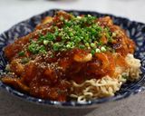 冷やし豚キムジュレまぜごま味ラーメン作り方11写真