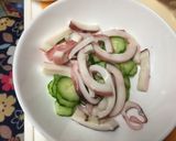 イカとキュウリのわさび醤油マヨサラダ作り方1写真