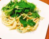 パクチークリームパスタ作り方5写真