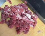 モンゴル♡牛肉いっぱいプロフご飯作り方2写真
