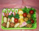 旦那様との夜釣り弁当♪作り方1写真