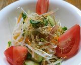 細切り野菜の和風サラダ作り方8写真