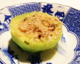 簡単にチン！子メロンとおにぎり丸のコラボ作り方4写真