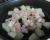 ベーコンとでーこんをソメコンで煮~こんだ作り方4写真