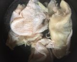 パクチーたっぷり☆鶏皮エスニックサラダ作り方1写真