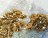 米粉入り餡子と胡桃の食パン(HB)作り方1写真