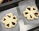 捏ねなし✿桜形のこしあんぱん✿作り方7写真