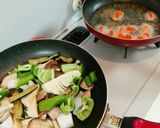 野菜たっぷり豚肉の黒酢あんかけ作り方5写真