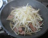 一人ランチ♡シャキシャキもやしの焼きそば作り方3写真