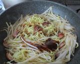 一人ランチ♡シャキシャキもやしの焼きそば作り方5写真
