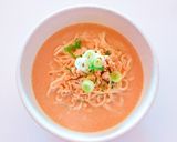 冷麦で低脂質♬ とんこつ味噌風ラーメン作り方8写真