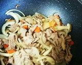 忙しい日は、簡単豚のしょうが焼き♪作り方3写真