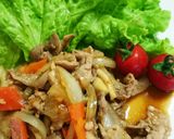 忙しい日は、簡単豚のしょうが焼き♪作り方5写真