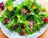 玄米ライスと レタスくるくるサラダ作り方1写真