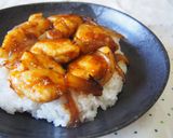 とろーり卵で大満足♪むね肉で照り焼き丼！作り方12写真