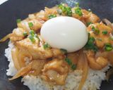 とろーり卵で大満足♪むね肉で照り焼き丼！作り方13写真