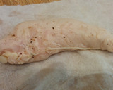 驚く程しっとり！鶏ささみの海苔巻きピカタ作り方1写真