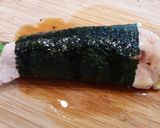 驚く程しっとり！鶏ささみの海苔巻きピカタ作り方7写真