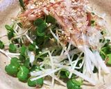 貝割れ大根のサラダ☆梅ドレッシング作り方3写真