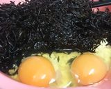 簡単・糖質制限、ひじき入りお好み焼風❗作り方3写真