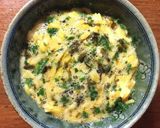 卵かけご飯　モロヘイヤと海苔作り方3写真