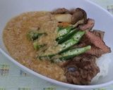 ビーフステーキとろろ丼作り方4写真