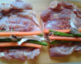 アスパラチキンロールのトマト煮込み♪作り方3写真
