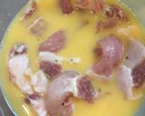 レンチン春キャベツに乗せたレンコン酢豚作り方9写真