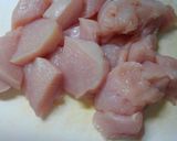 鶏むね肉と小松菜ピーマンのオイスター煮✿作り方6写真