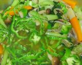 鶏むね肉と小松菜ピーマンのオイスター煮✿作り方7写真