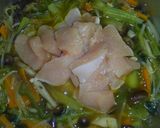 鶏むね肉と小松菜ピーマンのオイスター煮✿作り方9写真