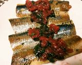 サムライ特製焼鰯のバジル梅肉添え❤作り方3写真